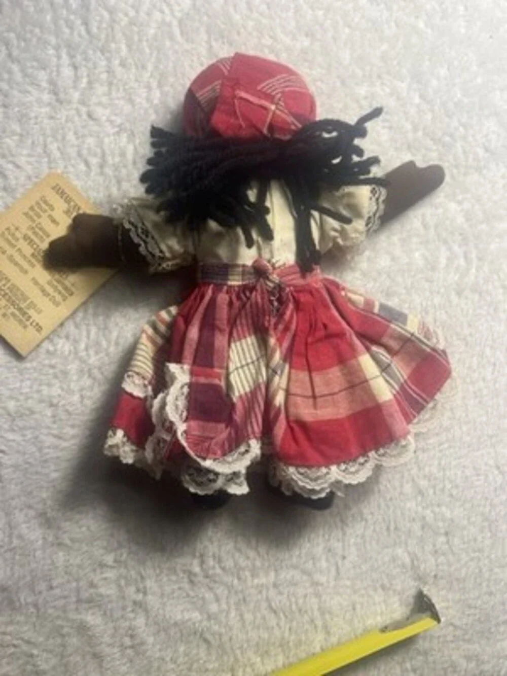 Vintage Jamaican Heritage Dolls Miss Jamaica Rag Cloth Doll With Original Tag